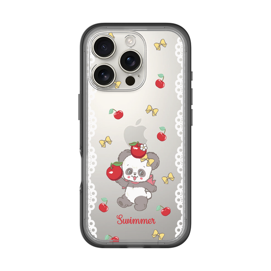 スリムプロテクションプレミアムケース［ SWIMMER - チェリー - プーキー ］