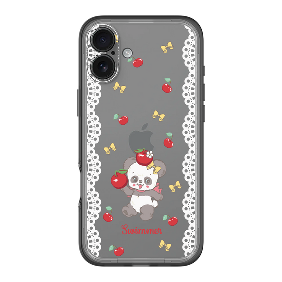 スリムプロテクションプレミアムケース［ SWIMMER - チェリー - プーキー ］