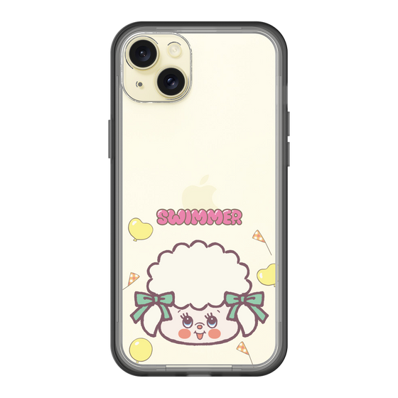 スリムプロテクションプレミアムケース［ SWIMMER - フェイス - ラッフィー ］