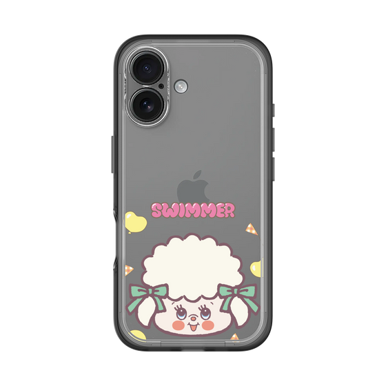 スリムプロテクションプレミアムケース［ SWIMMER - フェイス - ラッフィー ］