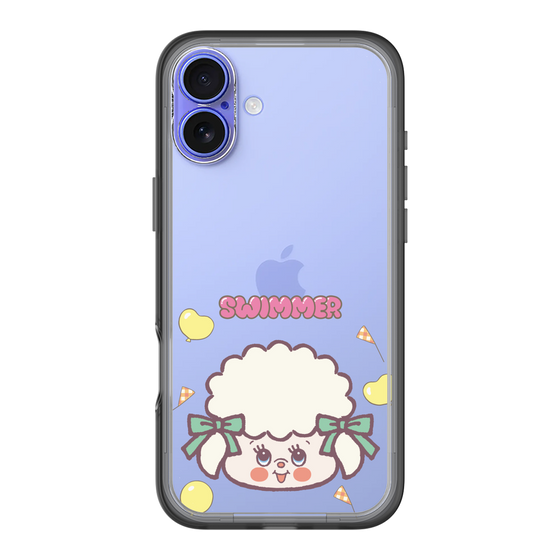 スリムプロテクションプレミアムケース［ SWIMMER - フェイス - ラッフィー ］