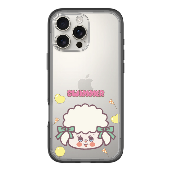 スリムプロテクションプレミアムケース［ SWIMMER - フェイス - ラッフィー ］