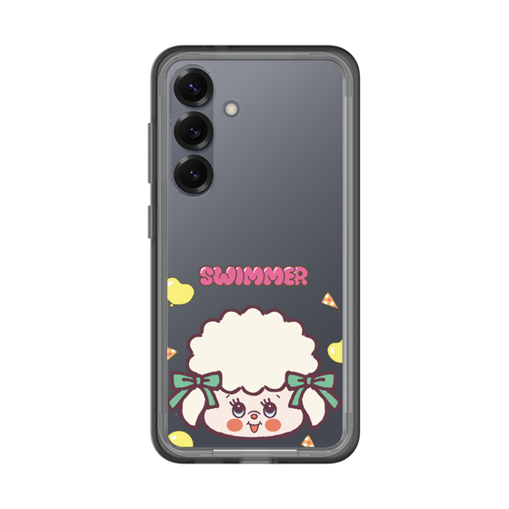 スリムプロテクションプレミアムケース［ SWIMMER - フェイス - ラッフィー ］