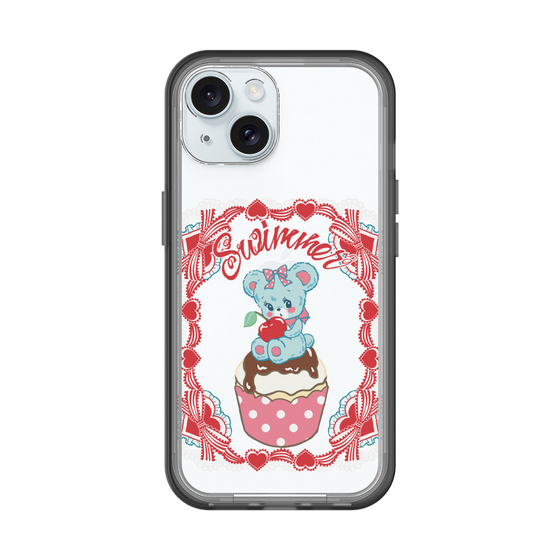 スリムプロテクションプレミアムケース［ SWIMMER - カップケーキ - ハグリー ］