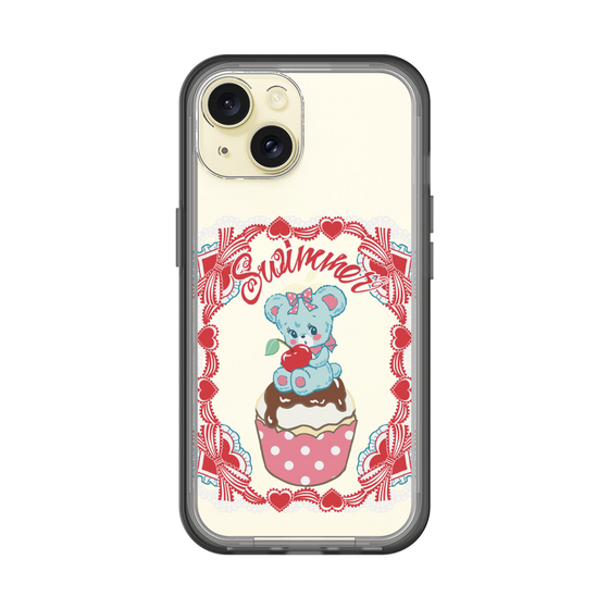 スリムプロテクションプレミアムケース［ SWIMMER - カップケーキ - ハグリー ］