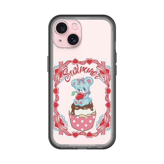 スリムプロテクションプレミアムケース［ SWIMMER - カップケーキ - ハグリー ］