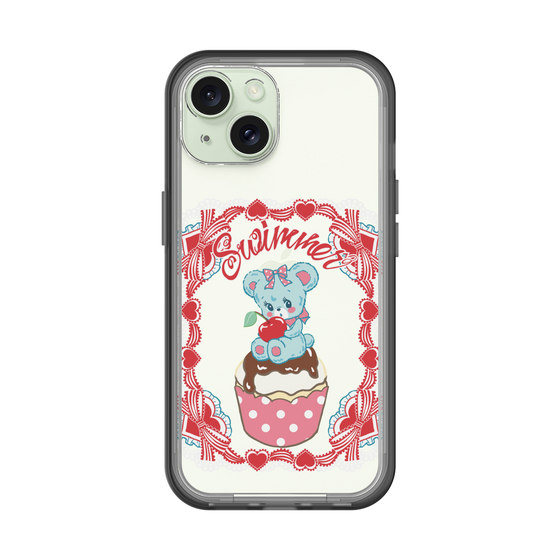 スリムプロテクションプレミアムケース［ SWIMMER - カップケーキ - ハグリー ］