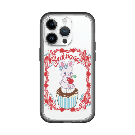 スリムプロテクションプレミアムケース［ SWIMMER - カップケーキ - リバニー ］