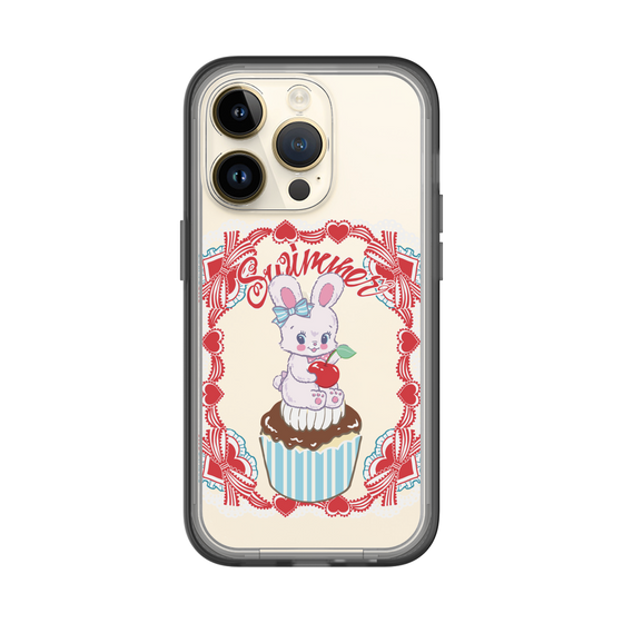 スリムプロテクションプレミアムケース［ SWIMMER - カップケーキ - リバニー ］