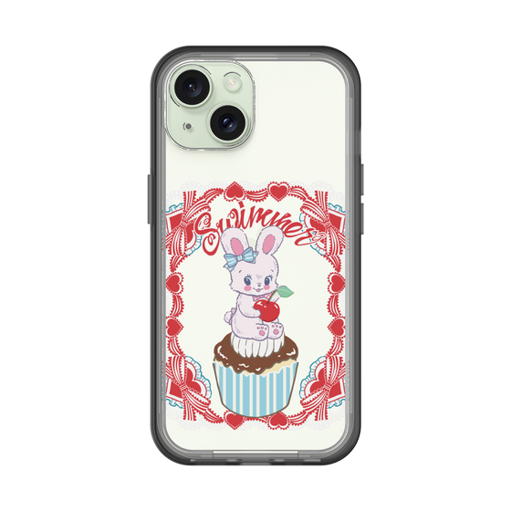 スリムプロテクションプレミアムケース［ SWIMMER - カップケーキ - リバニー ］