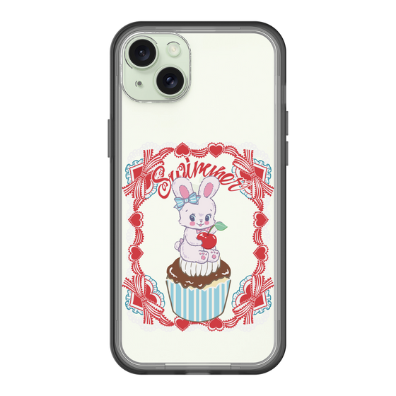 スリムプロテクションプレミアムケース［ SWIMMER - カップケーキ - リバニー ］