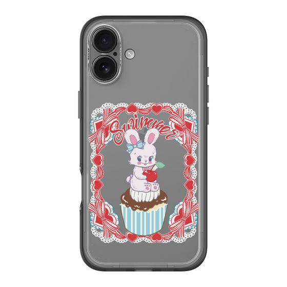 スリムプロテクションプレミアムケース［ SWIMMER - カップケーキ - リバニー ］