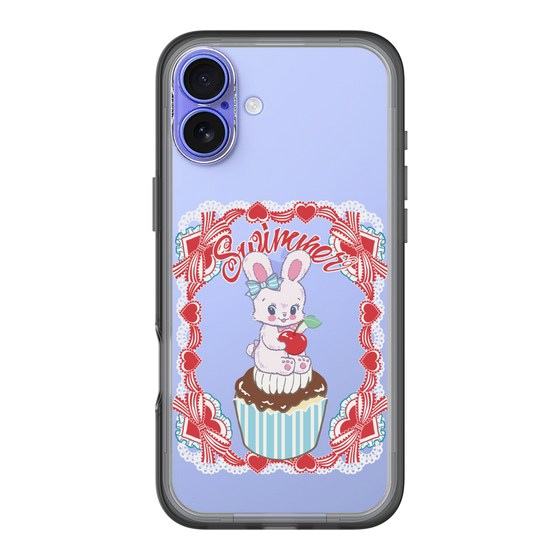 スリムプロテクションプレミアムケース［ SWIMMER - カップケーキ - リバニー ］