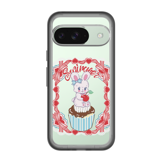 スリムプロテクションプレミアムケース［ SWIMMER - カップケーキ - リバニー ］