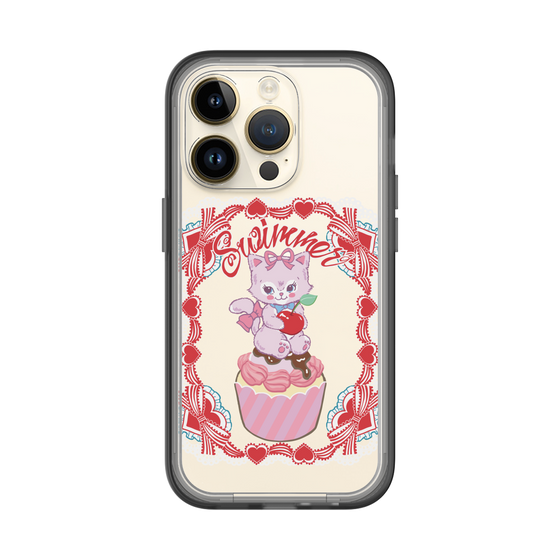 スリムプロテクションプレミアムケース［ SWIMMER - カップケーキ - キャミー ］