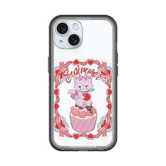 スリムプロテクションプレミアムケース［ SWIMMER - カップケーキ - キャミー ］