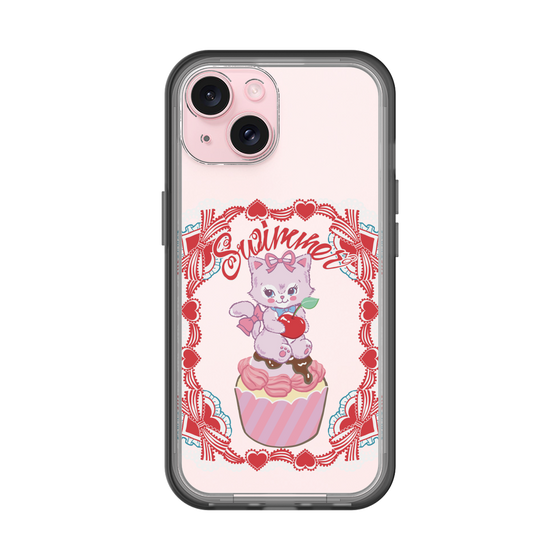 スリムプロテクションプレミアムケース［ SWIMMER - カップケーキ - キャミー ］