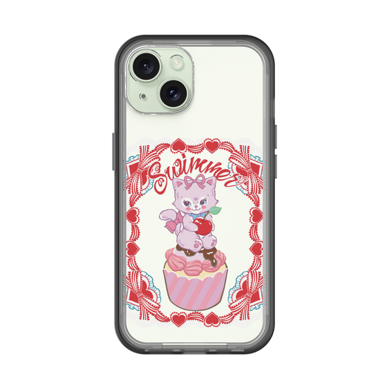 スリムプロテクションプレミアムケース［ SWIMMER - カップケーキ - キャミー ］