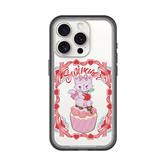 スリムプロテクションプレミアムケース［ SWIMMER - カップケーキ - キャミー ］