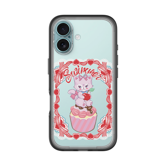 スリムプロテクションプレミアムケース［ SWIMMER - カップケーキ - キャミー ］