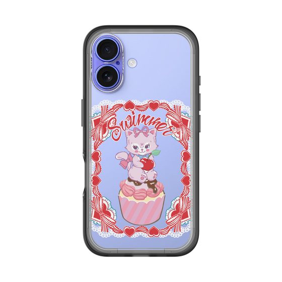 スリムプロテクションプレミアムケース［ SWIMMER - カップケーキ - キャミー ］