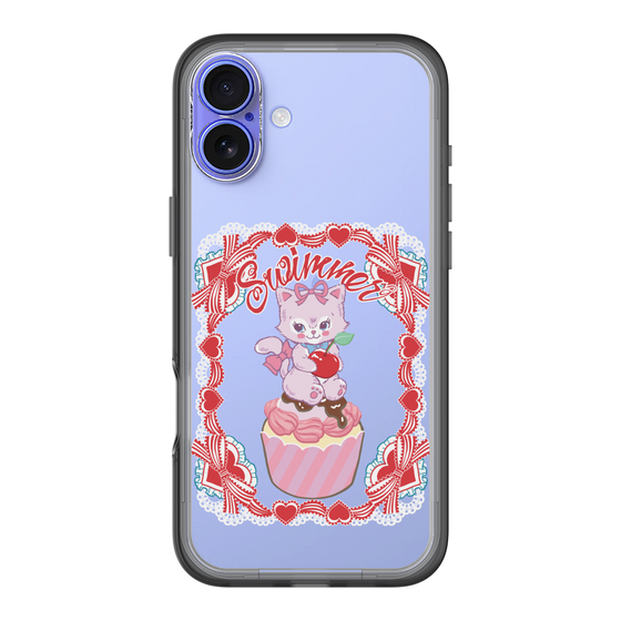 スリムプロテクションプレミアムケース［ SWIMMER - カップケーキ - キャミー ］