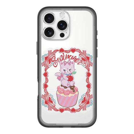 スリムプロテクションプレミアムケース［ SWIMMER - カップケーキ - キャミー ］