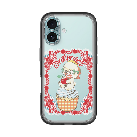 スリムプロテクションプレミアムケース［ SWIMMER - カップケーキ - ラッフィー ］