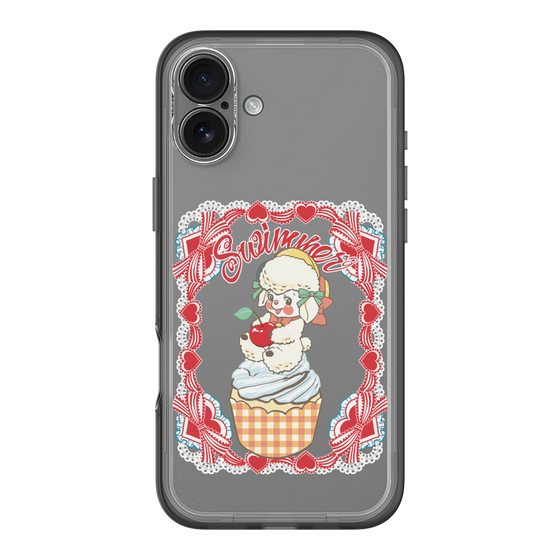 スリムプロテクションプレミアムケース［ SWIMMER - カップケーキ - ラッフィー ］