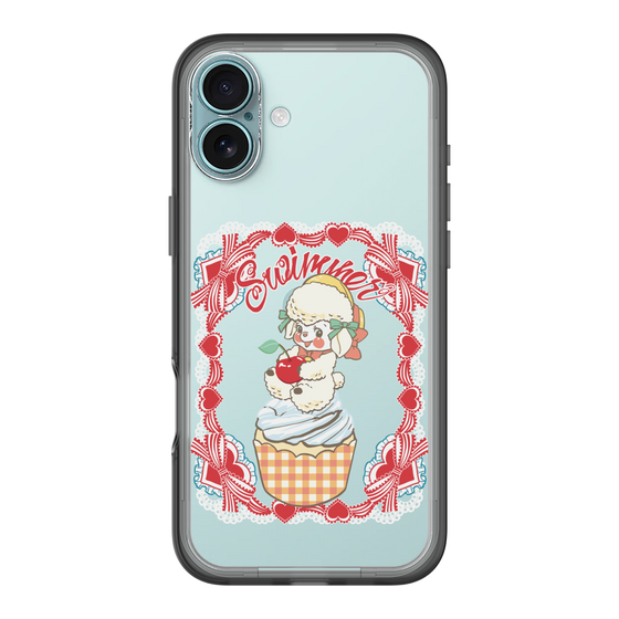 スリムプロテクションプレミアムケース［ SWIMMER - カップケーキ - ラッフィー ］