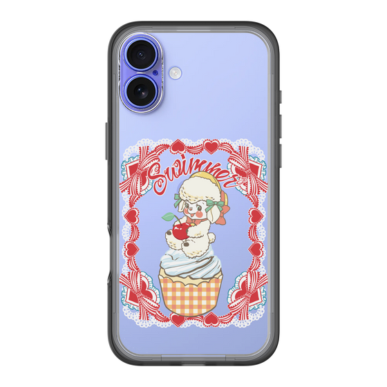 スリムプロテクションプレミアムケース［ SWIMMER - カップケーキ - ラッフィー ］