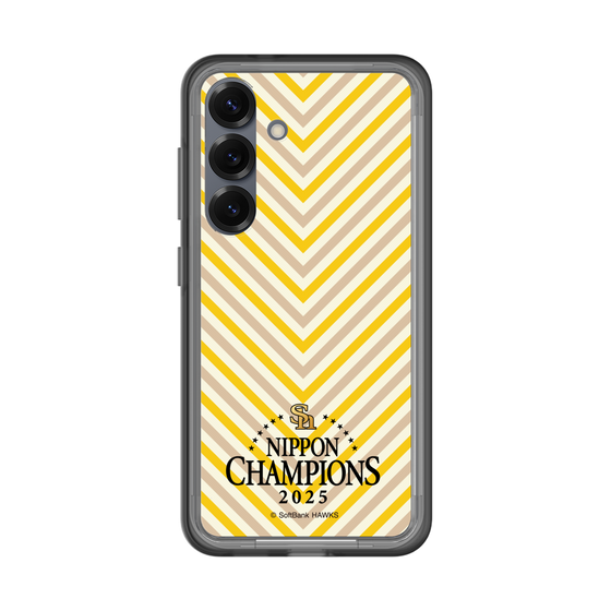 スリムプロテクションプレミアムケース［ 福岡ソフトバンクホークス - NIPPON CHAMPIONS 2025 ロゴ - パターン ］