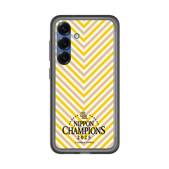 スリムプロテクションプレミアムケース［ 福岡ソフトバンクホークス - NIPPON CHAMPIONS 2025 ロゴ - パターン ］