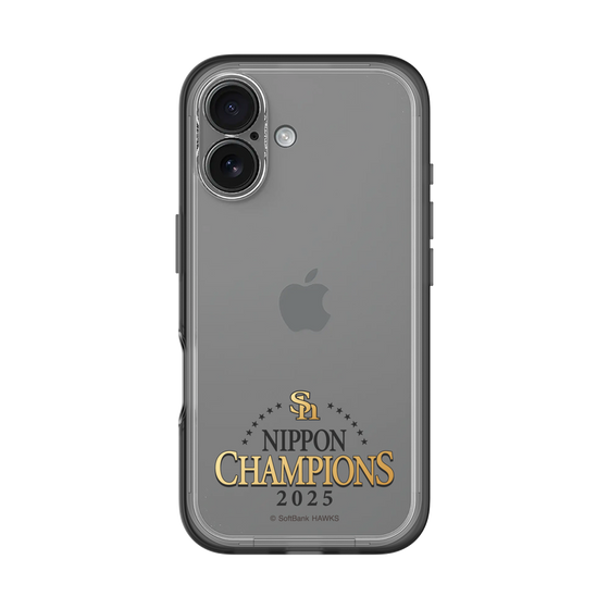 スリムプロテクションプレミアムケース［ 福岡ソフトバンクホークス - NIPPON CHAMPIONS 2025 ロゴ - クリア ］