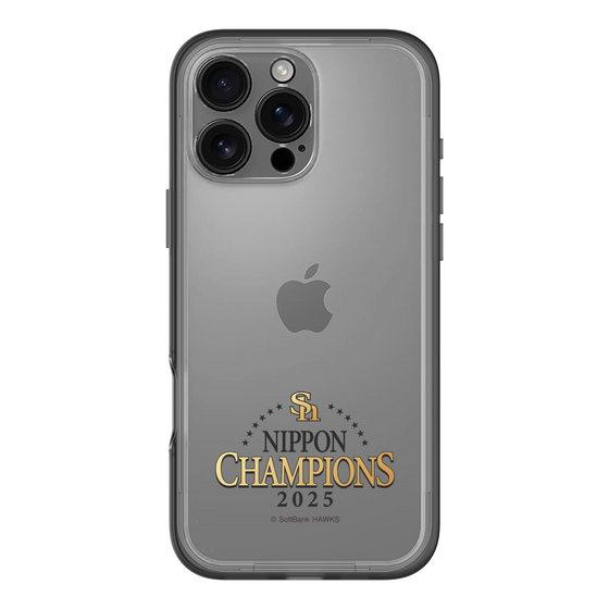 スリムプロテクションプレミアムケース［ 福岡ソフトバンクホークス - NIPPON CHAMPIONS 2025 ロゴ - クリア ］