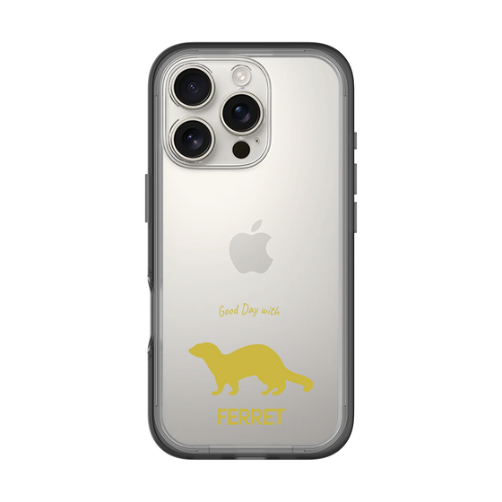 スリムプロテクションプレミアムケース［ &UCHINOCO - フェレット ］