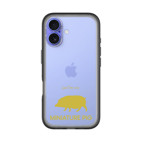 スリムプロテクションプレミアムケース［ &UCHINOCO - ミニブタ ］