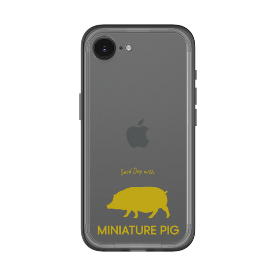 スリムプロテクションプレミアムケース［ &UCHINOCO - ミニブタ ］