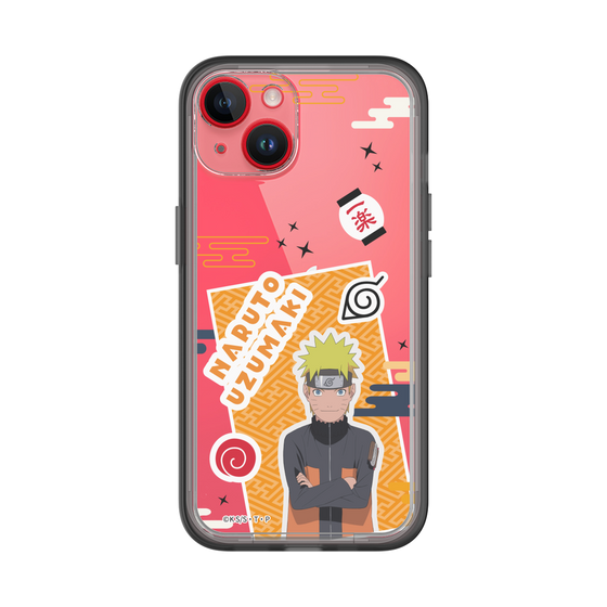 スリムプロテクションプレミアムケース［ NARUTO -ナルト- 疾風伝 - ステッカー - うずまきナルト ］