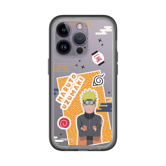 スリムプロテクションプレミアムケース［ NARUTO -ナルト- 疾風伝 - ステッカー - うずまきナルト ］