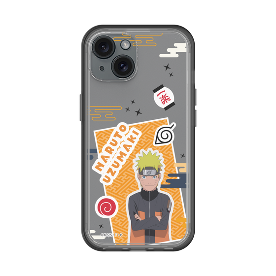 スリムプロテクションプレミアムケース［ NARUTO -ナルト- 疾風伝 - ステッカー - うずまきナルト ］