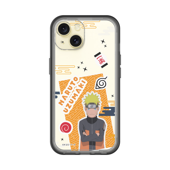 スリムプロテクションプレミアムケース［ NARUTO -ナルト- 疾風伝 - ステッカー - うずまきナルト ］