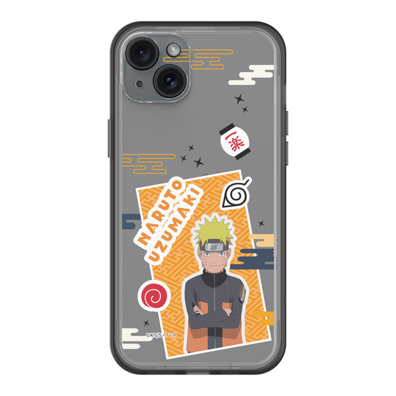スリムプロテクションプレミアムケース［ NARUTO -ナルト- 疾風伝 - ステッカー - うずまきナルト ］
