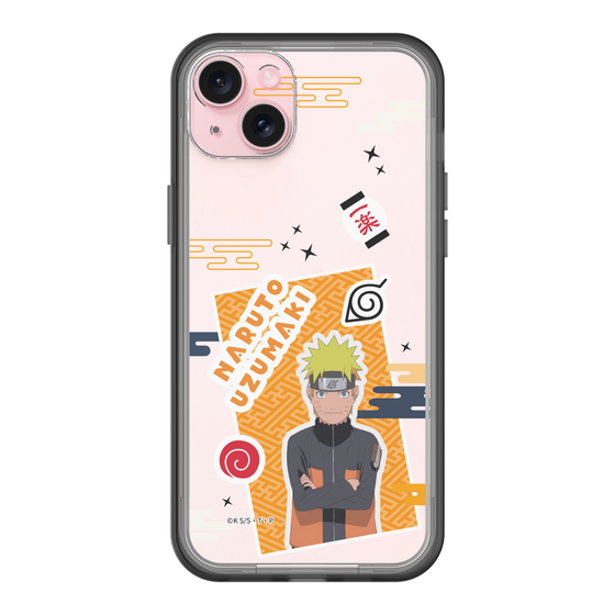 スリムプロテクションプレミアムケース［ NARUTO -ナルト- 疾風伝 - ステッカー - うずまきナルト ］
