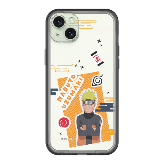 スリムプロテクションプレミアムケース［ NARUTO -ナルト- 疾風伝 - ステッカー - うずまきナルト ］