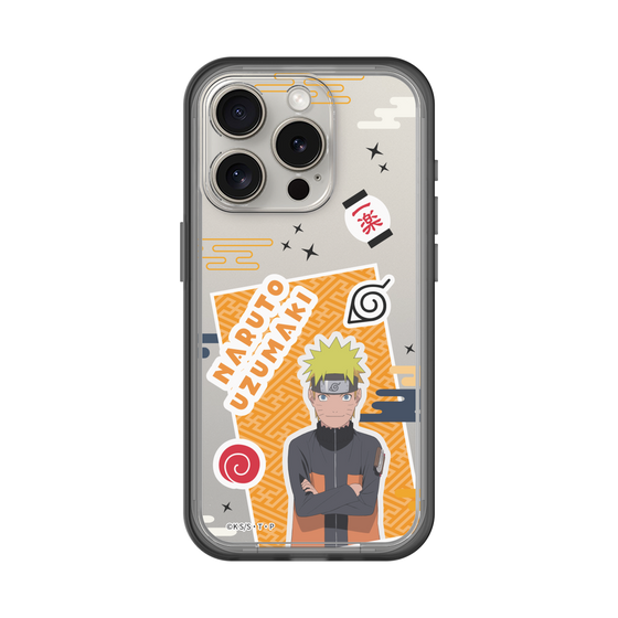 スリムプロテクションプレミアムケース［ NARUTO -ナルト- 疾風伝 - ステッカー - うずまきナルト ］