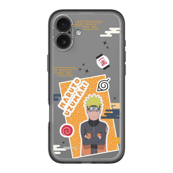 スリムプロテクションプレミアムケース［ NARUTO -ナルト- 疾風伝 - ステッカー - うずまきナルト ］