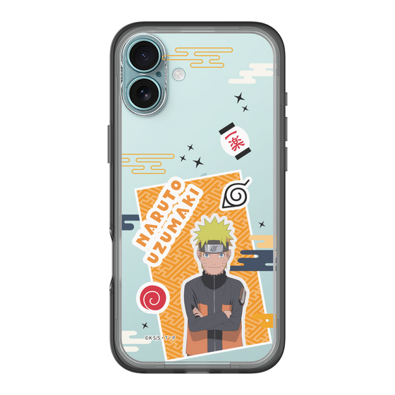 スリムプロテクションプレミアムケース［ NARUTO -ナルト- 疾風伝 - ステッカー - うずまきナルト ］