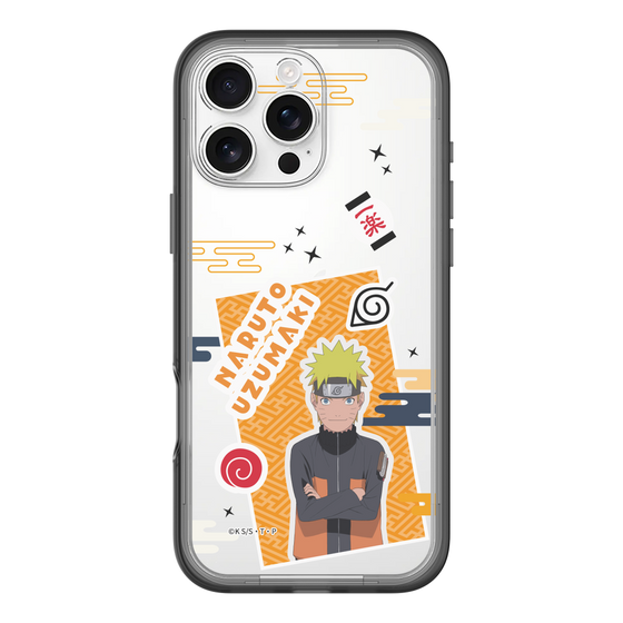 スリムプロテクションプレミアムケース［ NARUTO -ナルト- 疾風伝 - ステッカー - うずまきナルト ］
