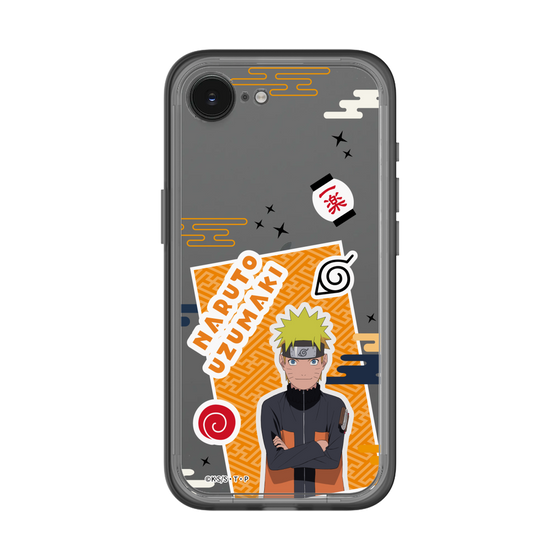 スリムプロテクションプレミアムケース［ NARUTO -ナルト- 疾風伝 - ステッカー - うずまきナルト ］